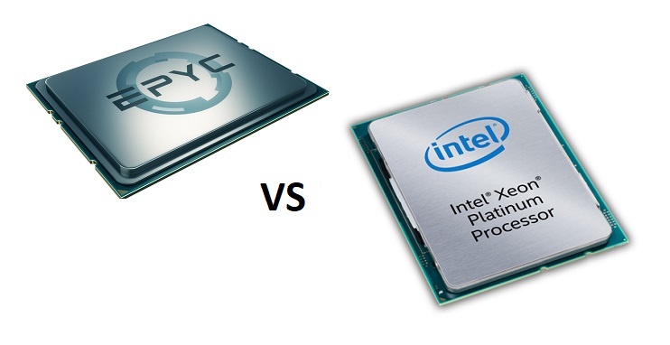 مقایسه عملکرد پردازنده‌های سرور اینتل و AMD در رایانش ابری