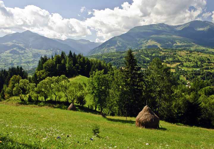 کوه‌های رودنا در رومانی،