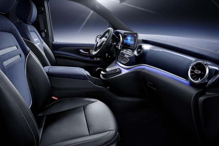 Mercedes-Benz EQV Concept electric van / مرسدس بنز