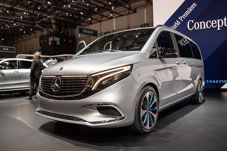 Mercedes-Benz EQV Concept electric van / مرسدس بنز