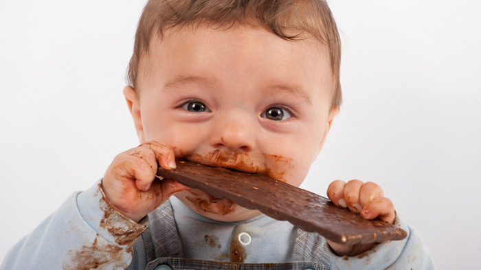 baby loves chocolate