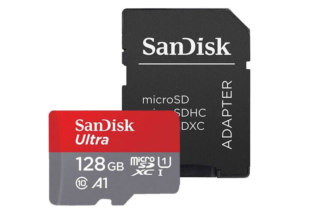سن دیسک microSDXC با ظرفیت 128 گیگابایت کلاس 10
