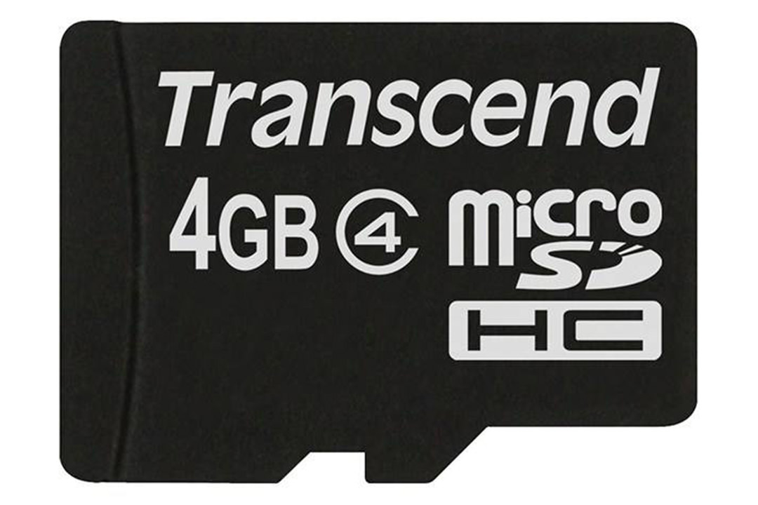 ترنسند microSDHC ظرفیت 4 گیگابایت کلاس 4