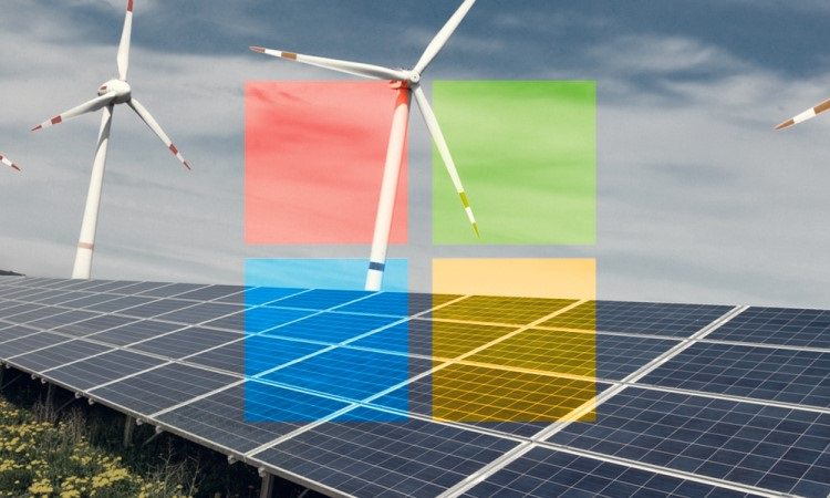 مایکروسافت ۶۰ درصد از انرژی دیتاسنترهای خود را از منابع تجدیدپذیر تامین خواهد کرد