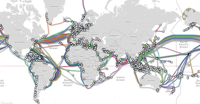 نقشه اینترنت