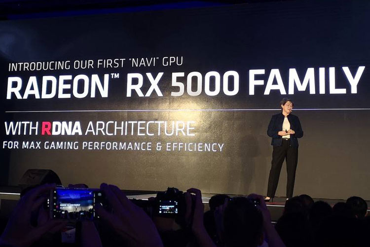 AMD از اولین خانواده کارت گرافیک مبتنی بر معماری Navi رونمایی کرد