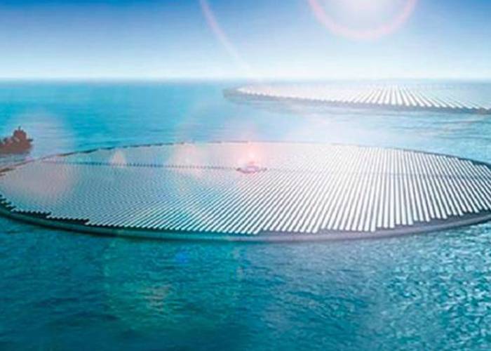 جزایر خورشیدی شناور