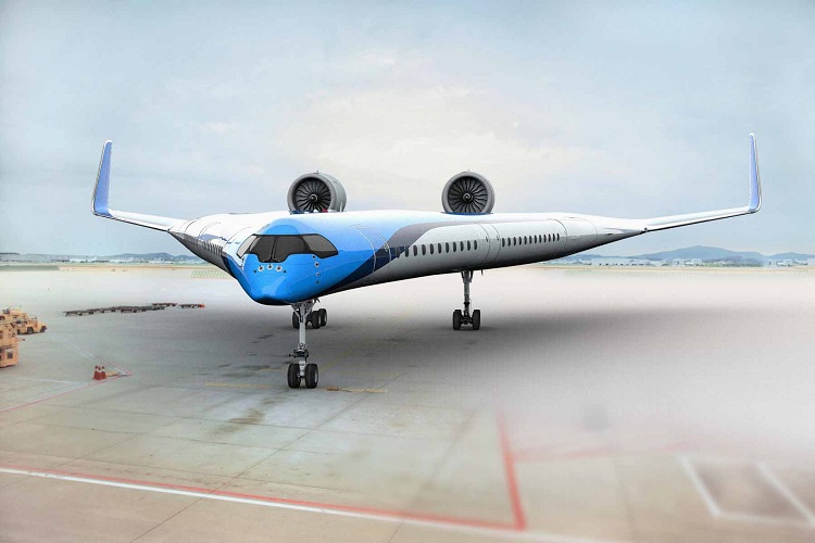 حمایت مالی شرکت هواپیمایی KLM از ساخت هواپیمای V شکل