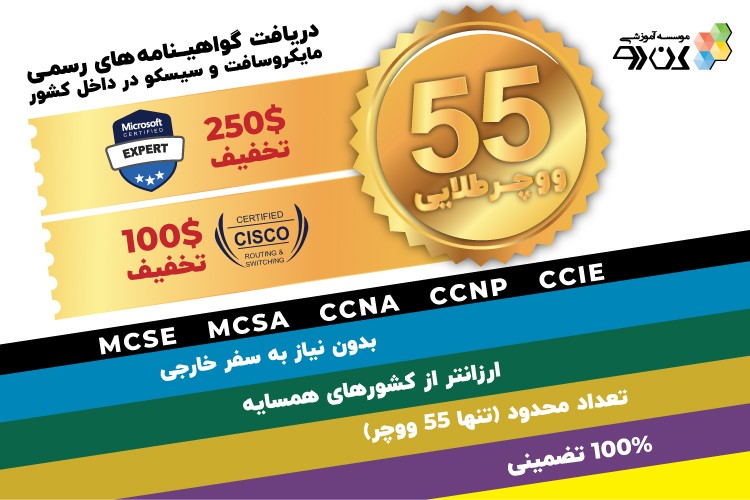 کندو؛ برگزاری آزمون ها و اعطای گواهینامه های رسمی بین المللی مایکروسافت و سیسکو در ایران