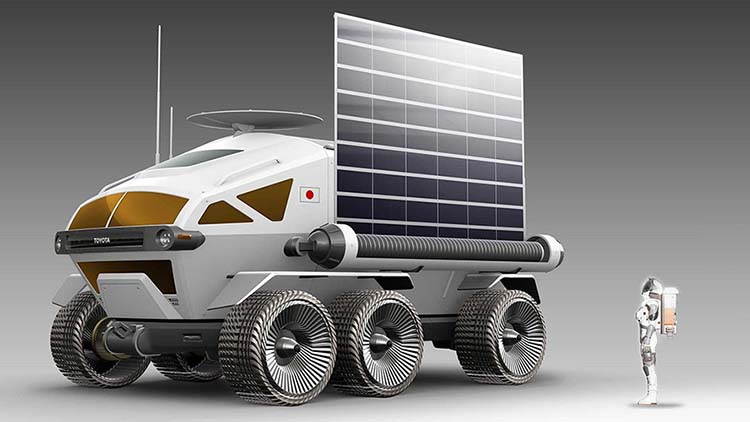 Toyota lunar rover / خودروی مفهومی ماه نورد تویوتا