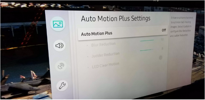 چگونگی کاهش تاری (Motion Blur) حرکت در  تلویزیون های 4K