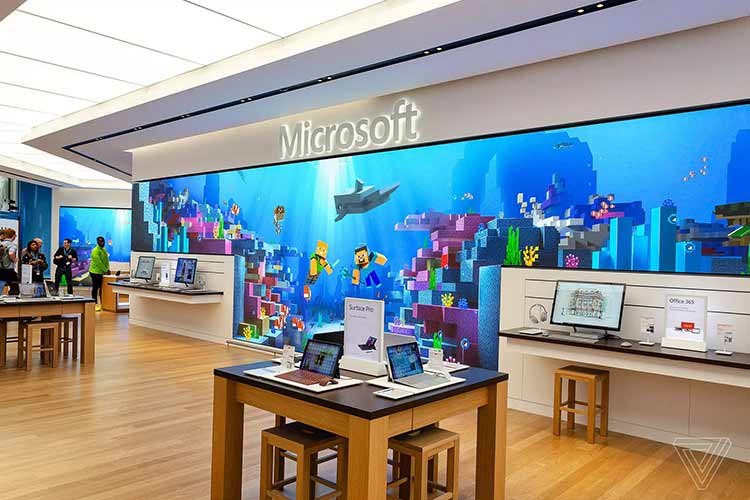 فروشگاه جدید مایکروسافت در لندن