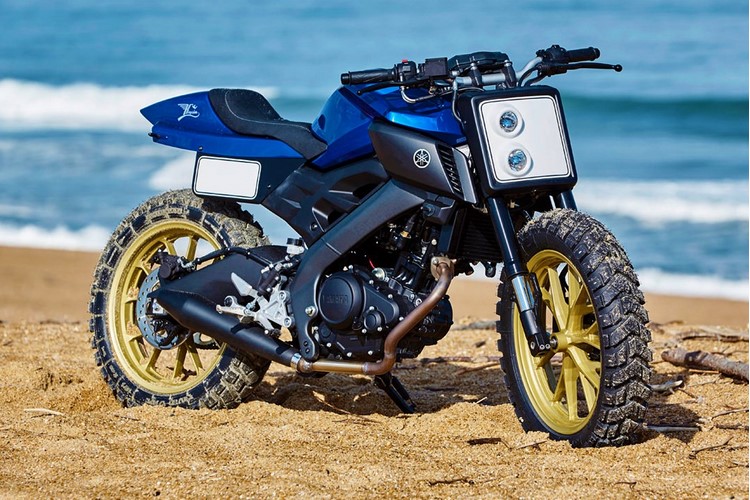 موتورسیکلت سفارشی یاماها MT-125 Kingstone معرفی شد