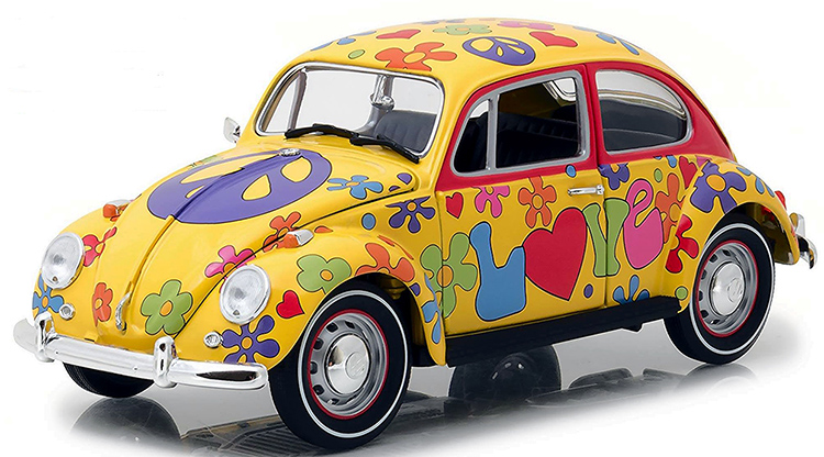 beetle peace hippie 