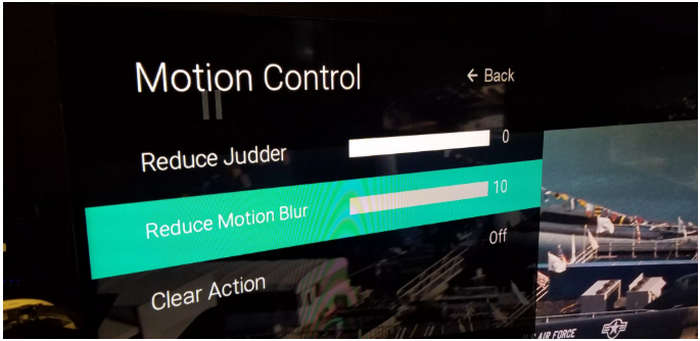 چگونگی کاهش تاری (Motion Blur) حرکت در  تلویزیون های 4K