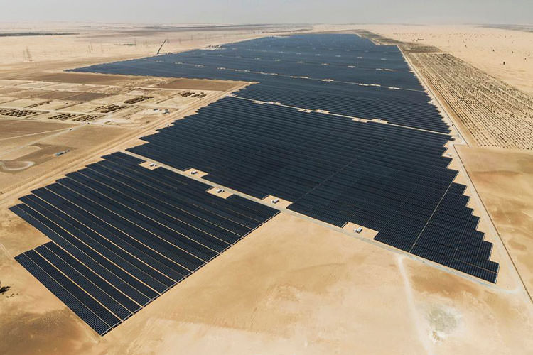 بزرگ‌ترین نیروگاه خورشیدی جهان در ابوظبی امارات وارد مدار شد