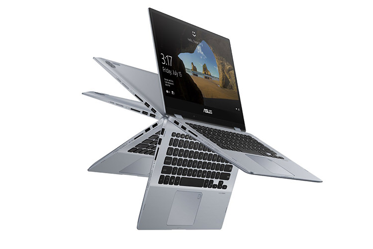 مشخصات و قیمت لپ تاپ Vivobook Flip Tp412fa ایسوس Core I3 10110u Uhd 620 4gb 128gb زومیت 7431