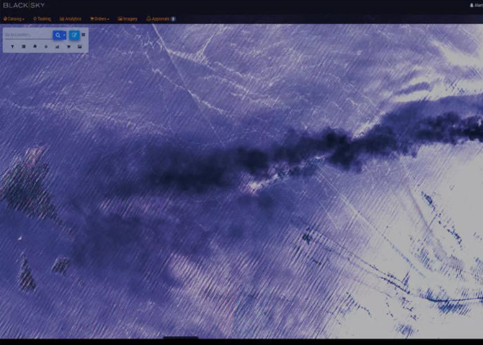تصویر ماهواره ای خلیج فارس