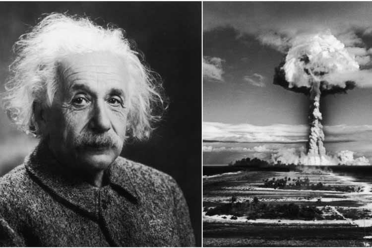 اینشتین از ترس نازی‌ها، از آمریکایی‌ها خواست زودتر بمب اتمی بسازند