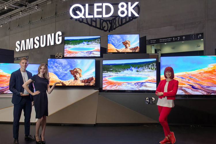 تلویزیون ۵۵ اینچی QLED 8K سامسونگ معرفی شد