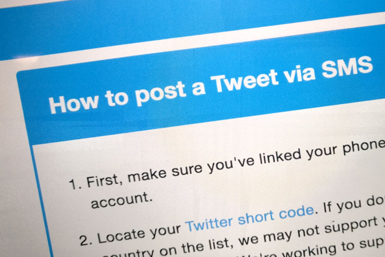 توییتر قابلیت ارسال توییت با پیامک را به‌دلیل مسائل امنیتی غیرفعال می‌کند