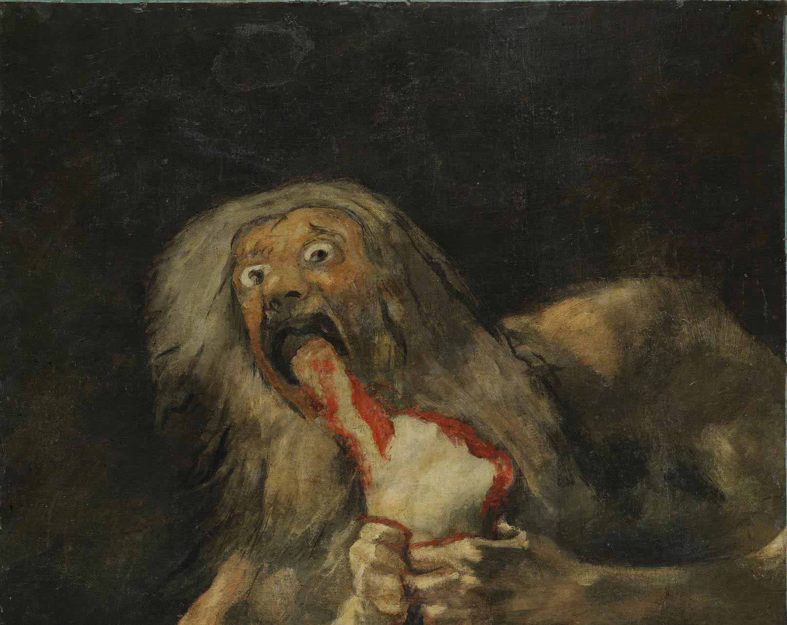 تابلوی «ساتورن پسرش را می‌بلعد» اثر فرانسیسکو گویا