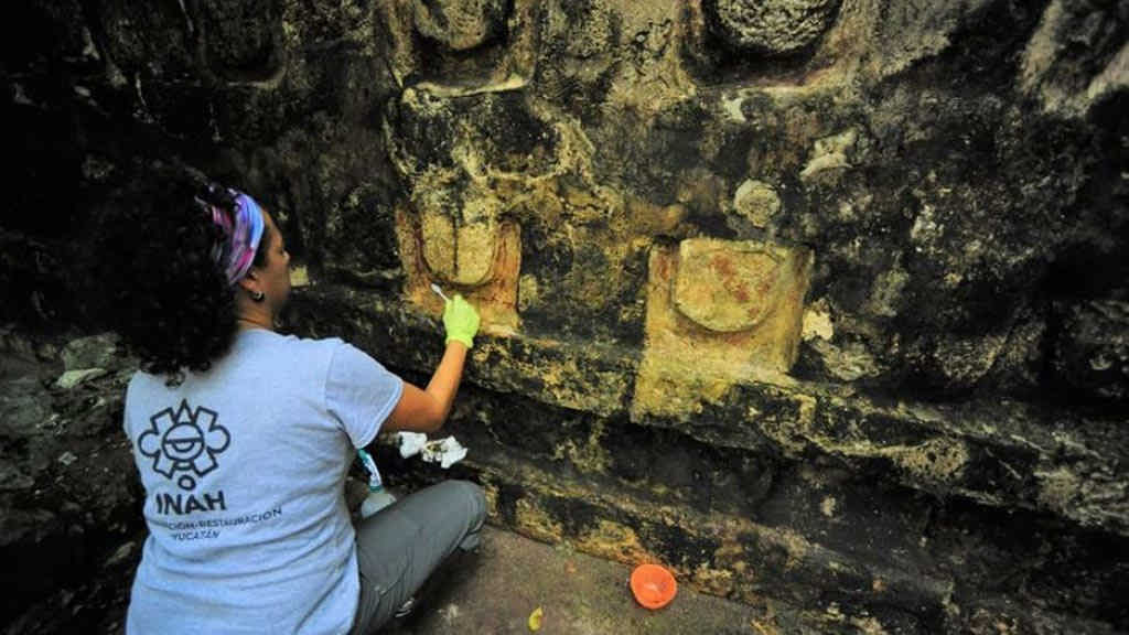 کشف ویرانه‌های قصر بزرگ مایاها در مکزیک