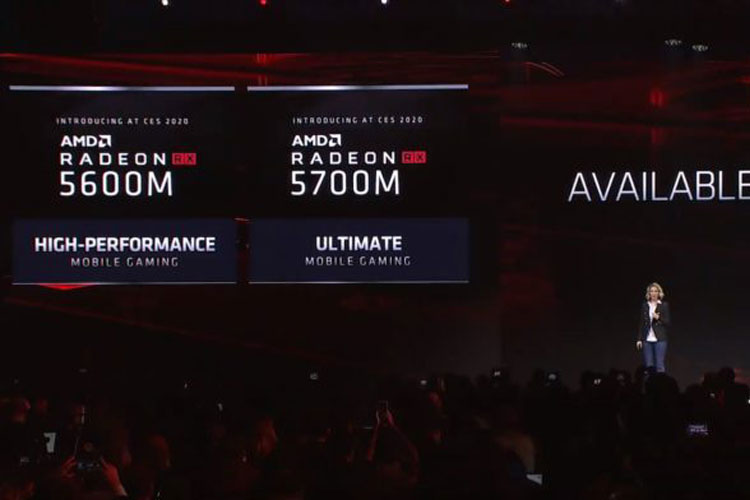 AMD از پردازند‌ه‌های گرافیکی رادئون RX 5700M و RX 5600M در CES 2020 رونمایی کرد