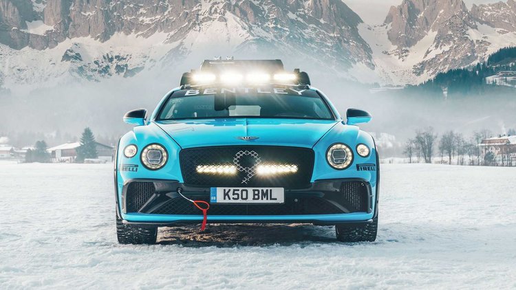 Bentley Continental GT Ice Racing
