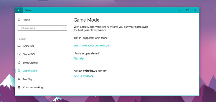 Game Mode