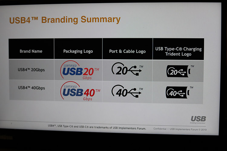 USB 4 Logo / یواس‌بی 4 لوگو