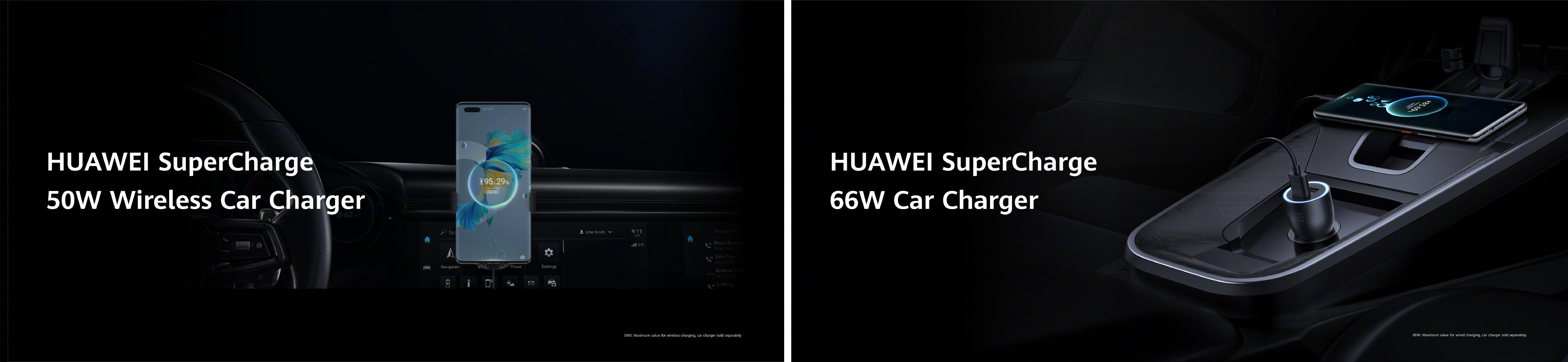 پوستر شارژر خودرو 66 وات و 50 وات هواوی / Huawei