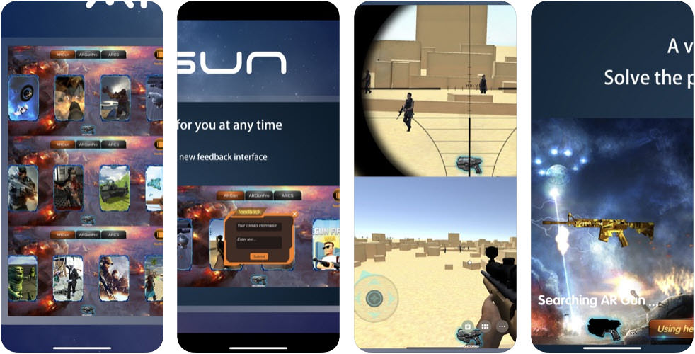 اسکرین شات بازی AR Gun - AR Gun Game Library