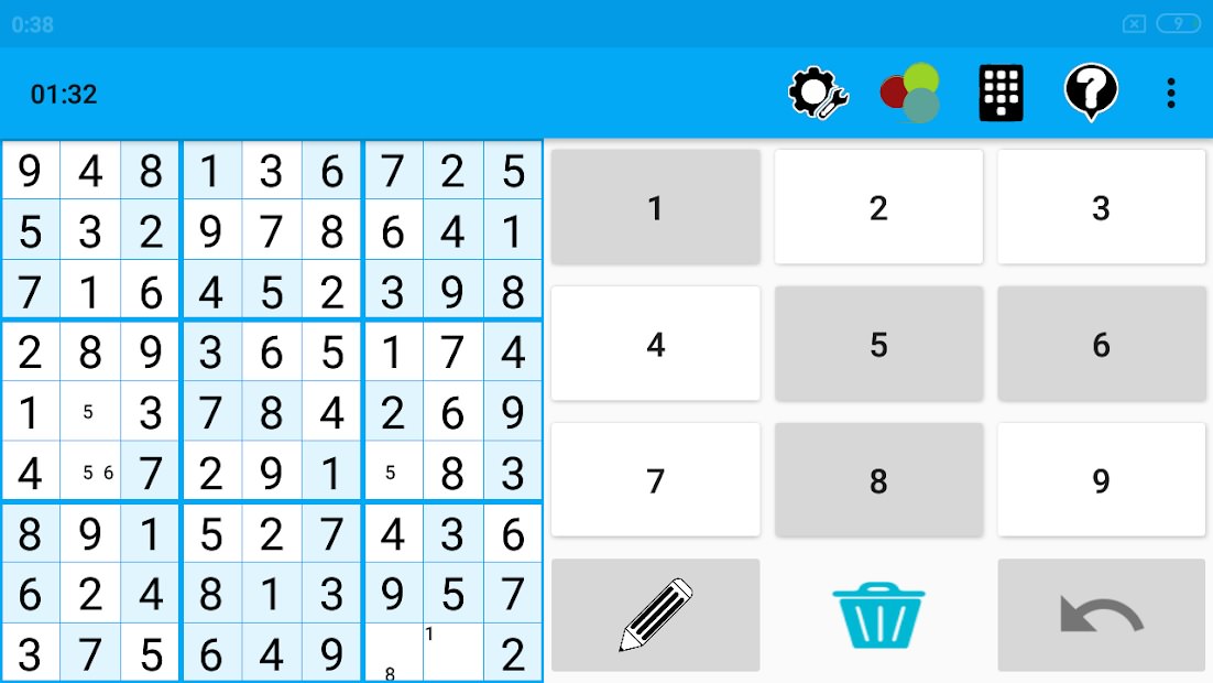 اسکرین شات بازی Sudoku Challange