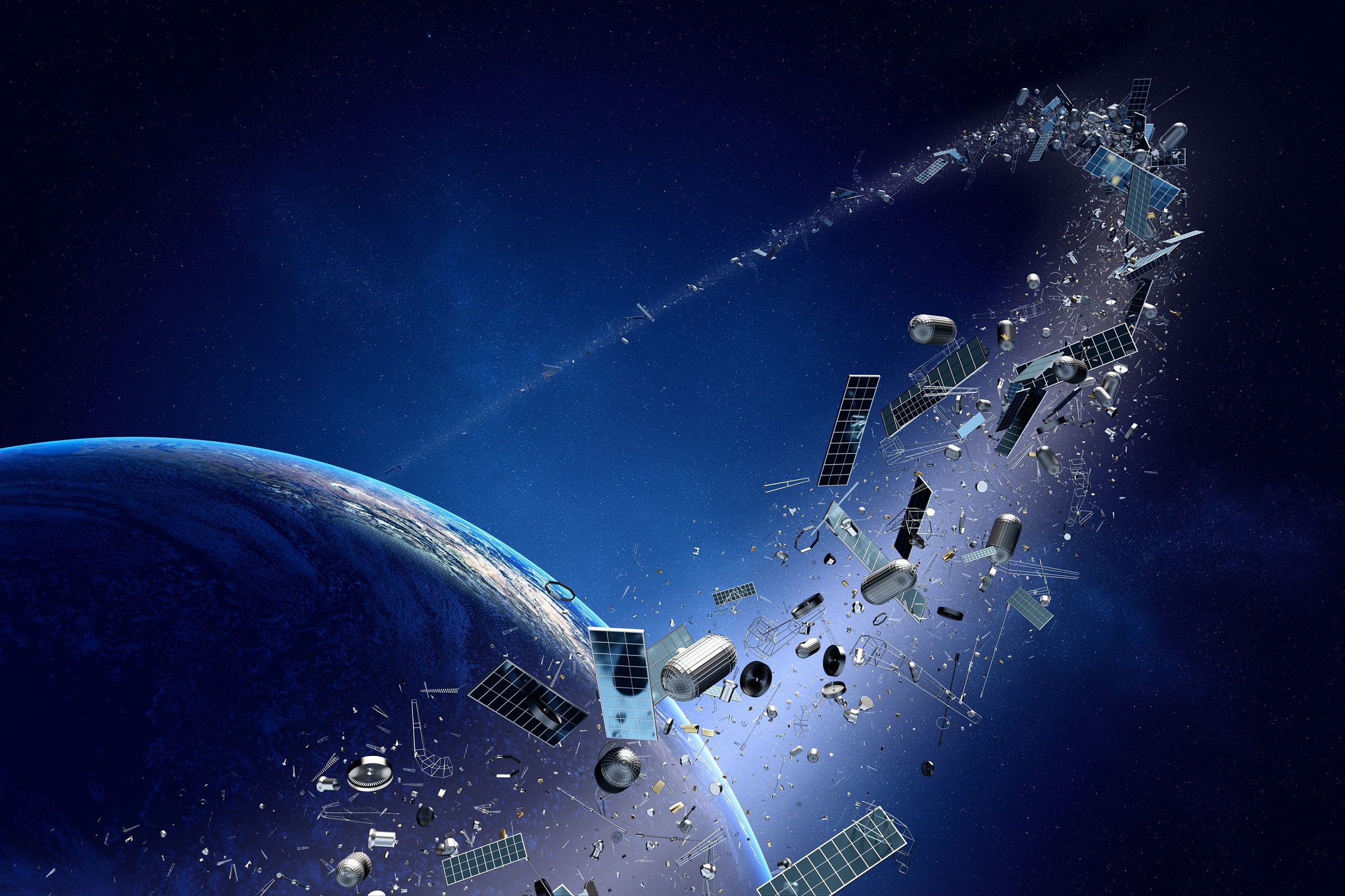استارلینک و معضل زباله فضایی؛ منظومه‌های ماهواره‌ای چگونه مدار زمین را به مکانی خطرناک تبدیل می‌کنند؟