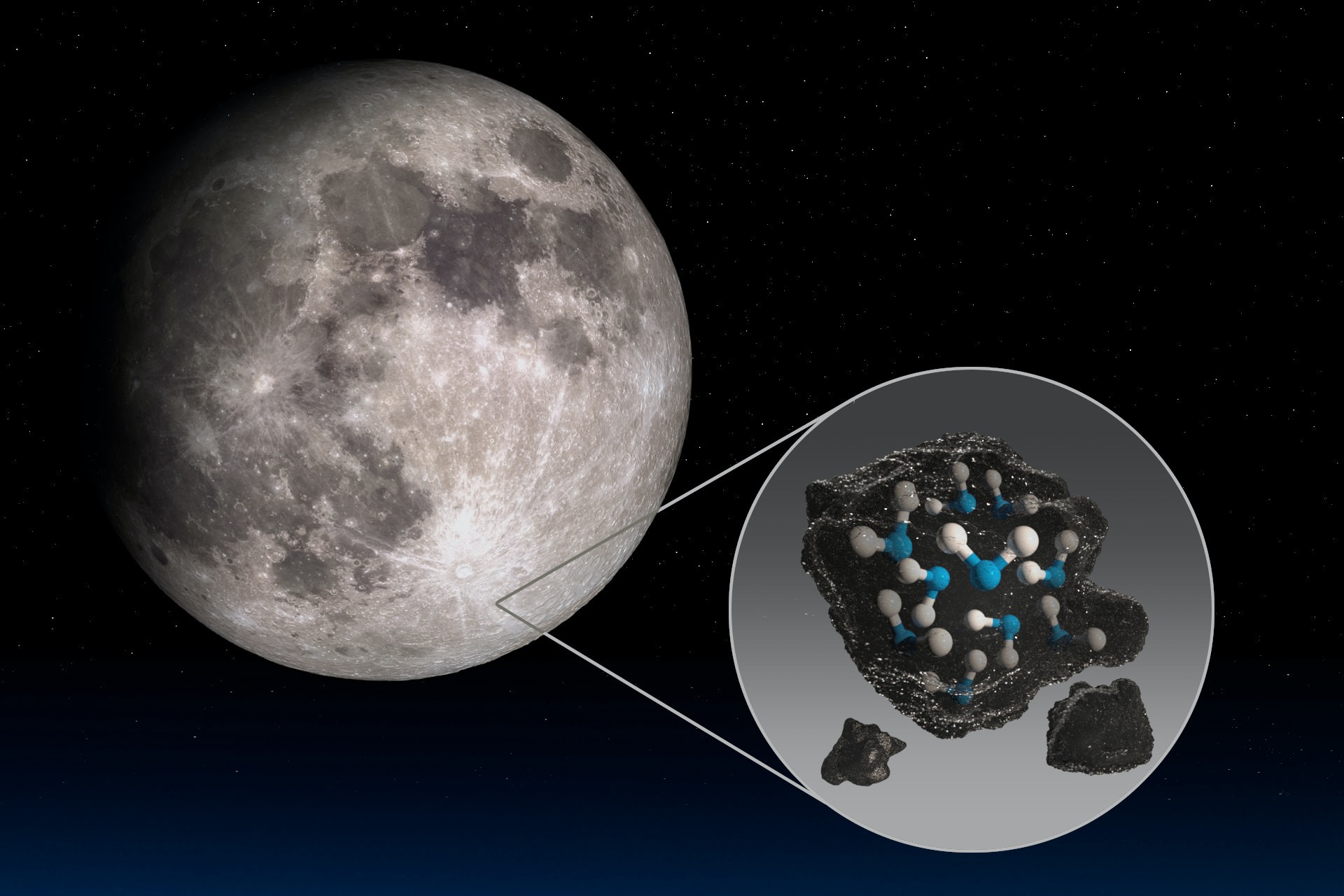 کشف شگفت‌انگیز جدید درباره ماه: دستیابی به آب قمری احتمالا بسیار راحت‌تر از تصور پیشین است