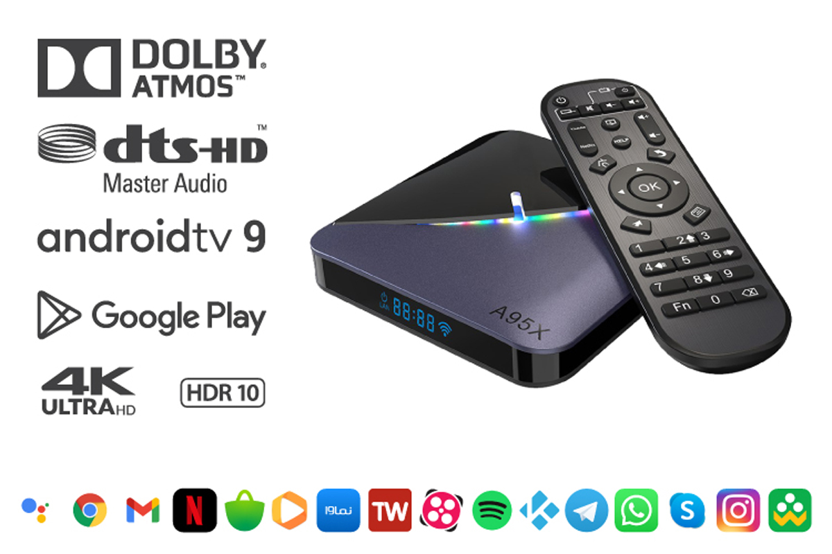 خرید  Android Box با پشتیبانی کامل از ISO HDR 4K@60hz + Dolby ATMOS از فروشگاه اندروید باکس ایران