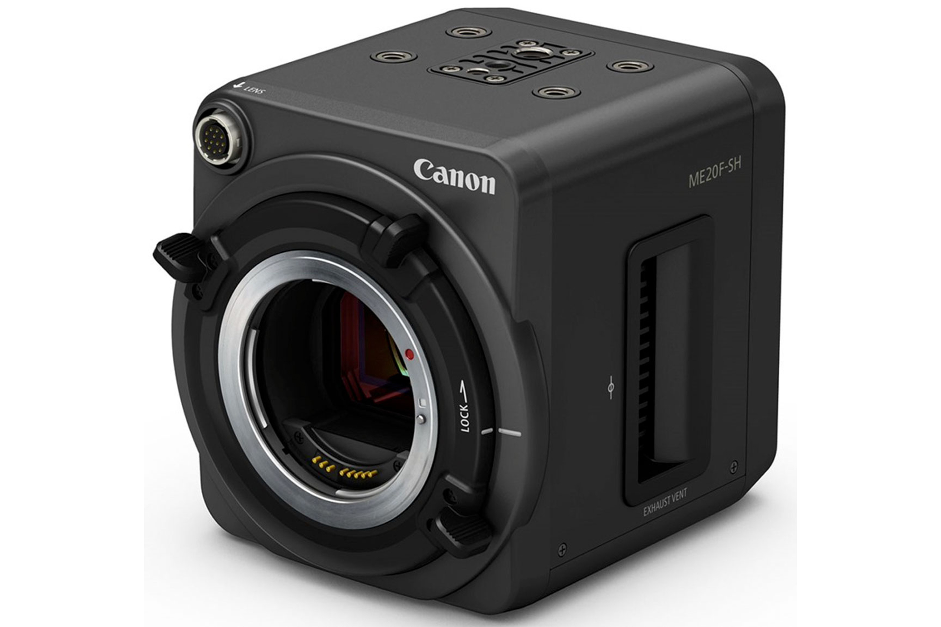 دوربین کانن Canon ME20F-SH از نمای سه رخ جلو