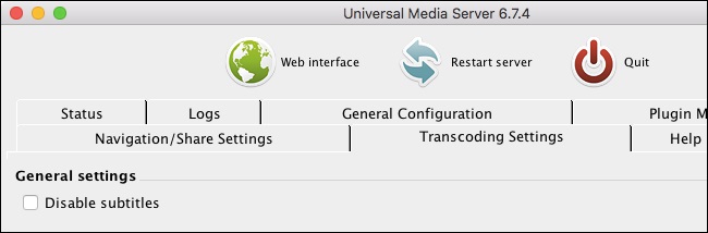 نصب Plex یا Universal Media Server