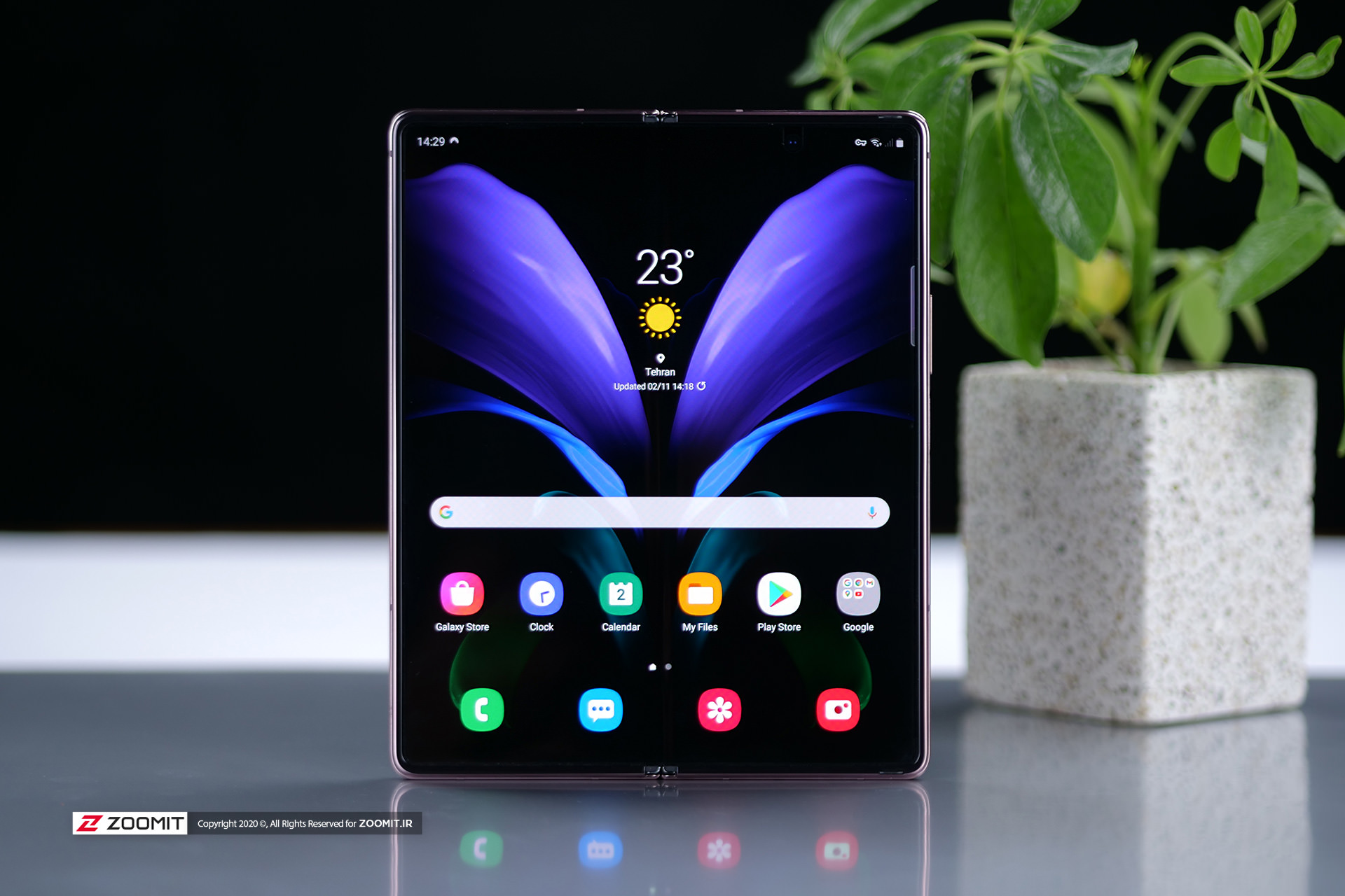 نمایشگر گلسی زد فولد ۲ سامسونگ Samsung Galaxy Z Fold 2