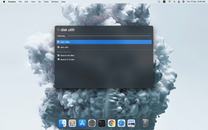 Rename the disk in macOS