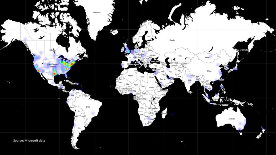 نقشه حمله سایبری هک SolarWinds شامل ایران