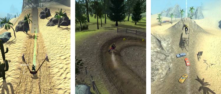 اسکرین شات بازی موتورسواری slingshot برای iOS