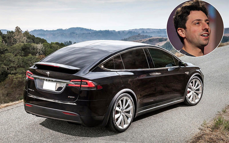 Sergey Brin - Tesla Model X