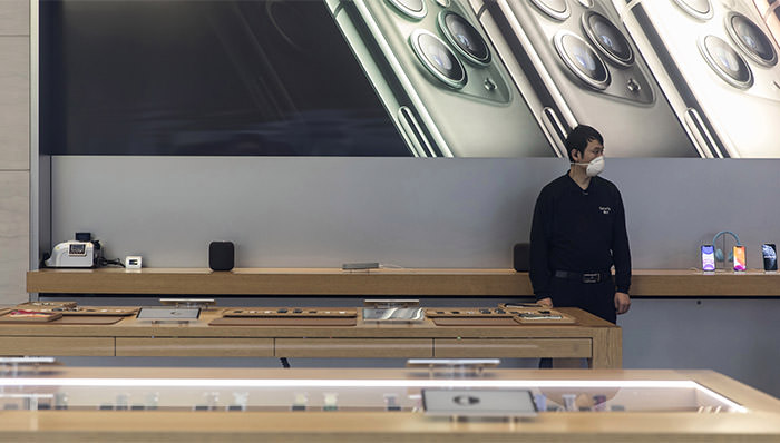 فروشگاه اپل در چین / ویروس کرونا