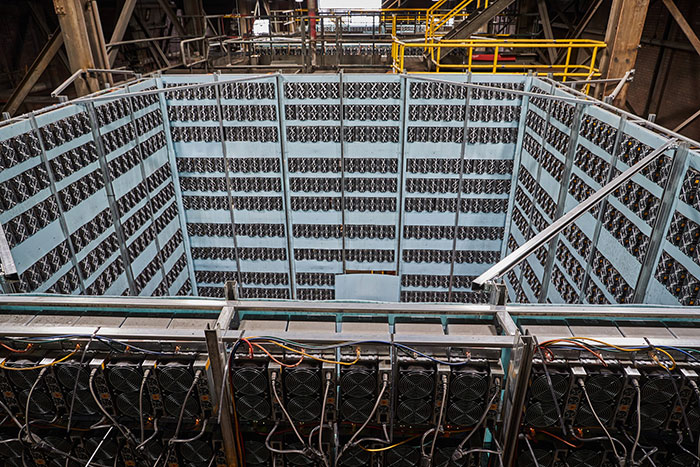 معدن کاوی بیت کوین در نیروگاه گازی