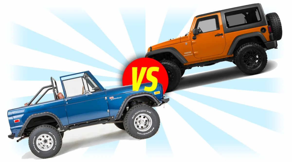 Ford Bronco vs. Jeep Wrangler