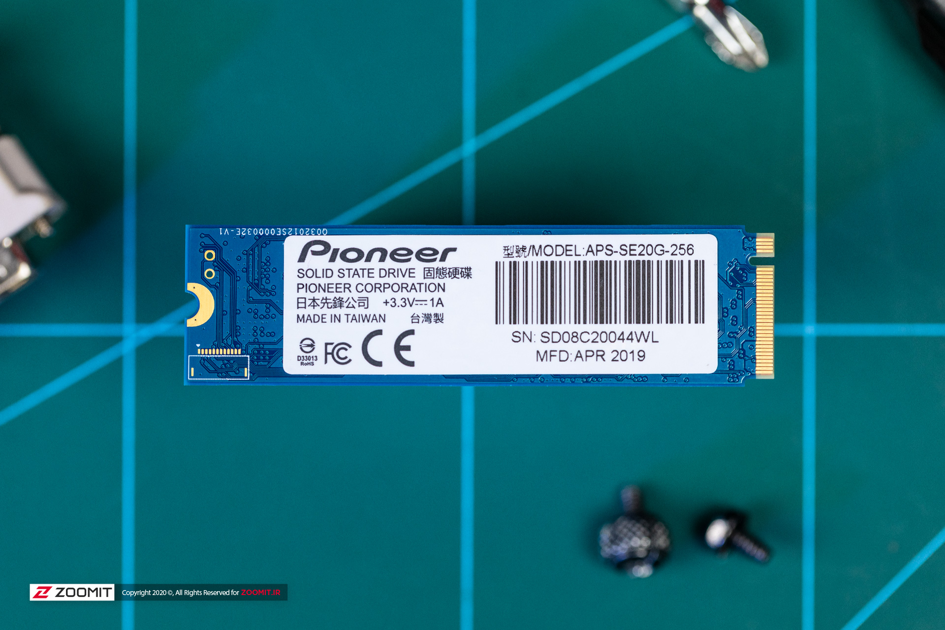 حافظه SSD پایونیر مدل Pioneer APS-SE20G