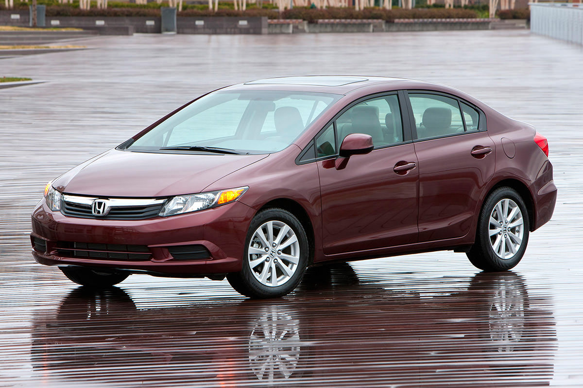 2012 Honda Civic بهترین خودروهای دست دوم