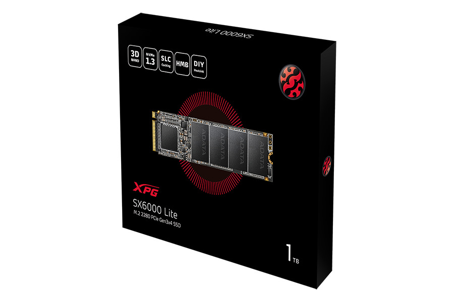 ای دیتا XPG SX6000 Lite NVMe M.2 ظرفیت 256 گیگابایت